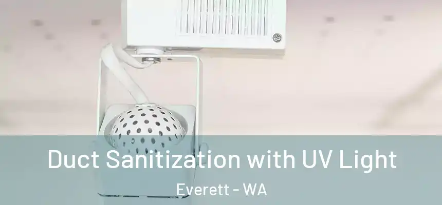 Duct Sanitization with UV Light Everett - WA