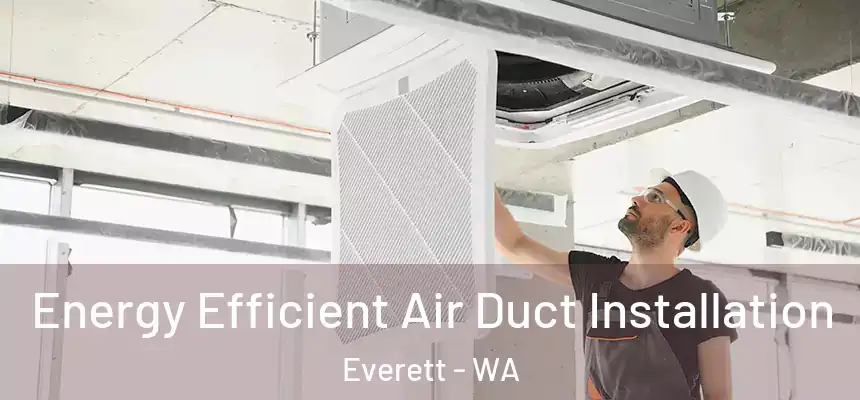 Energy Efficient Air Duct Installation Everett - WA