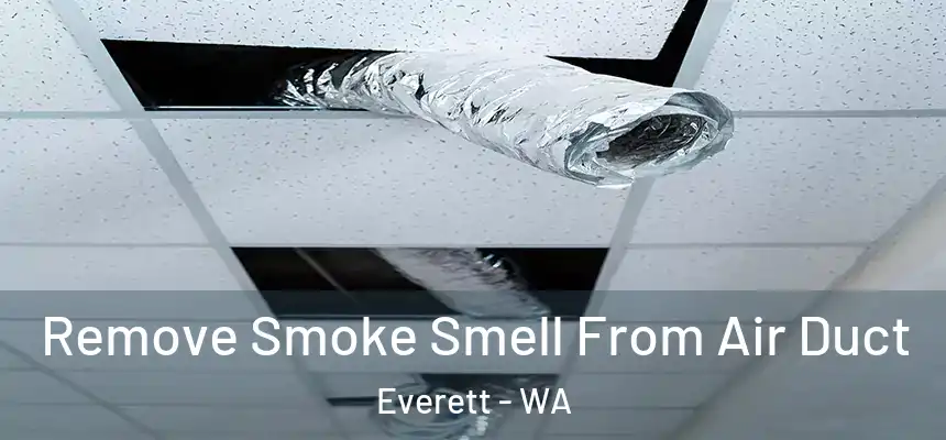 Remove Smoke Smell From Air Duct Everett - WA